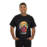 Dog T-Shirt: Goldendoodle Love #2 Dog T-Shirt: Goldendoodle Love #2