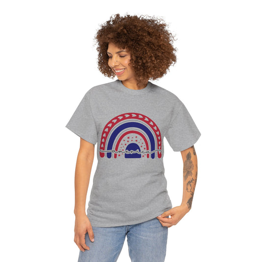 4th of July T-Shirt: America Rainbow