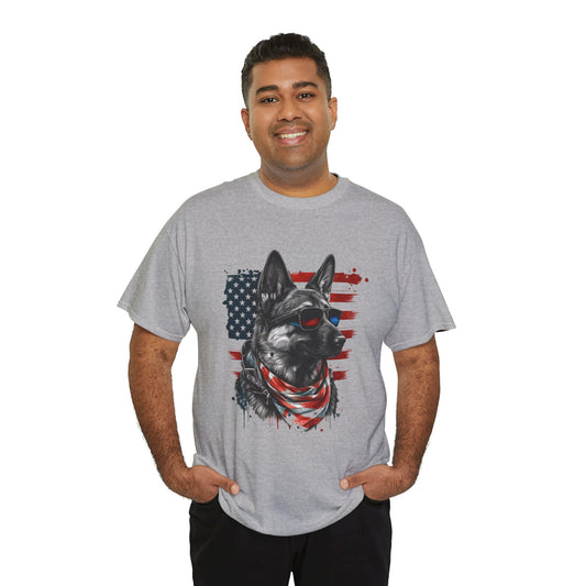 4th of July T-Shirt: German Shepard