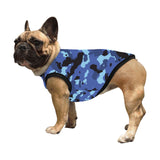 Black and Blue Camo Pet Tank Top