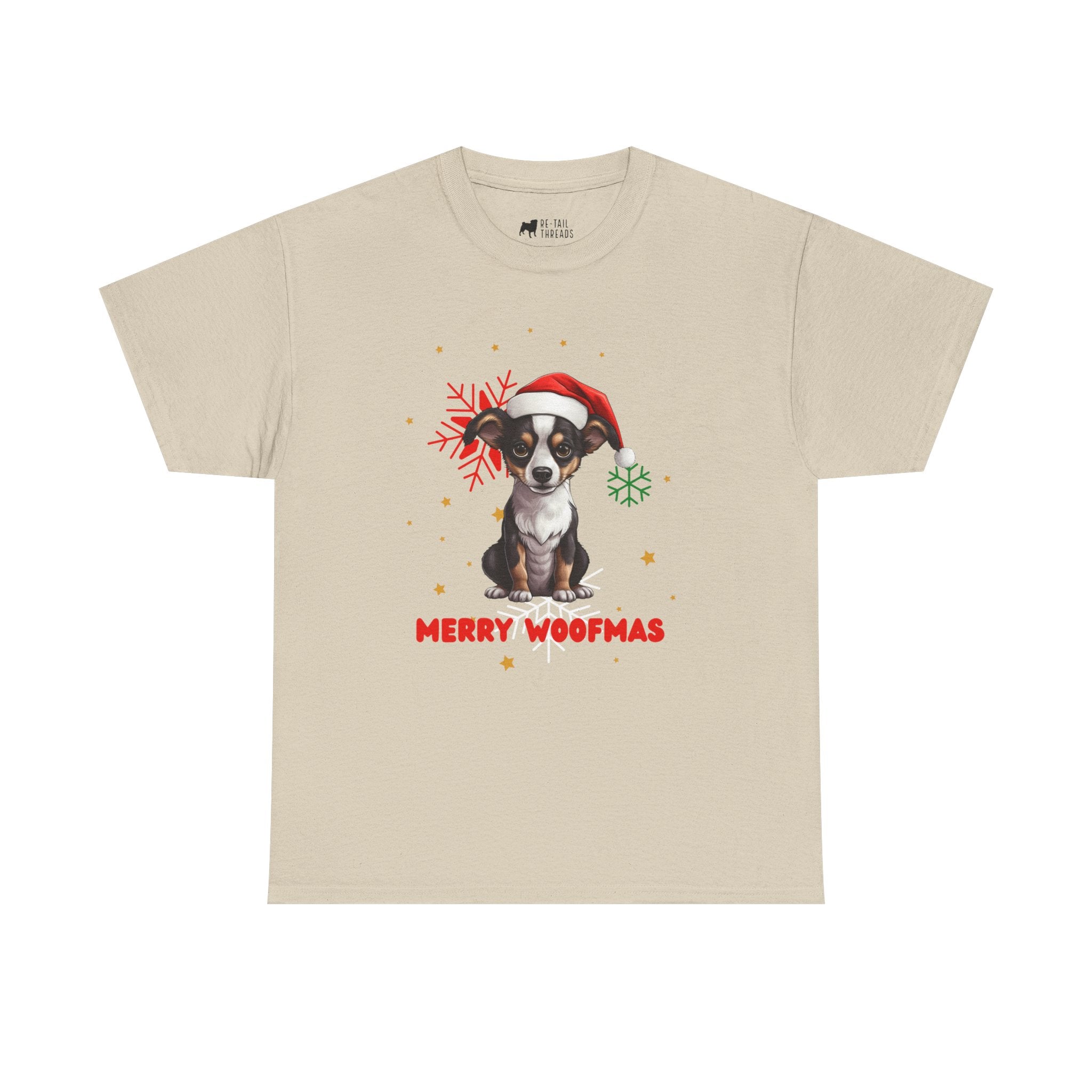 Christmas T-Shirt: Santa Hat Rat Terrier