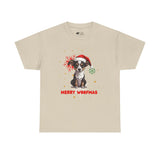Christmas T-Shirt: Santa Hat Rat Terrier