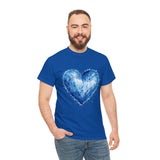 Love T-Shirt: Blue Heart