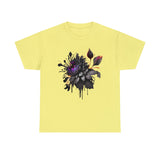 Summer T-Shirt: Black Flower