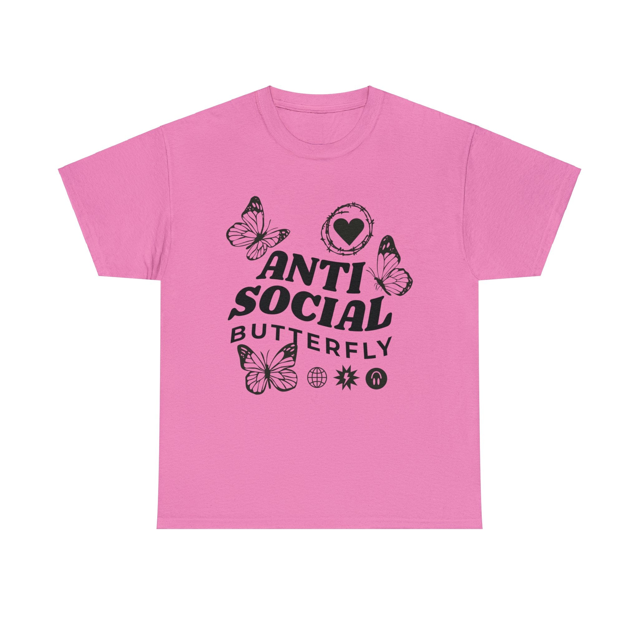Funny T-Shirt: Anti-Social Butterfly