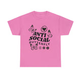 Funny T-Shirt: Anti-Social Butterfly