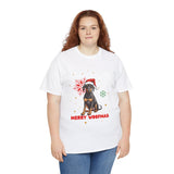 Christmas T-Shirt: Black and Tan Dog