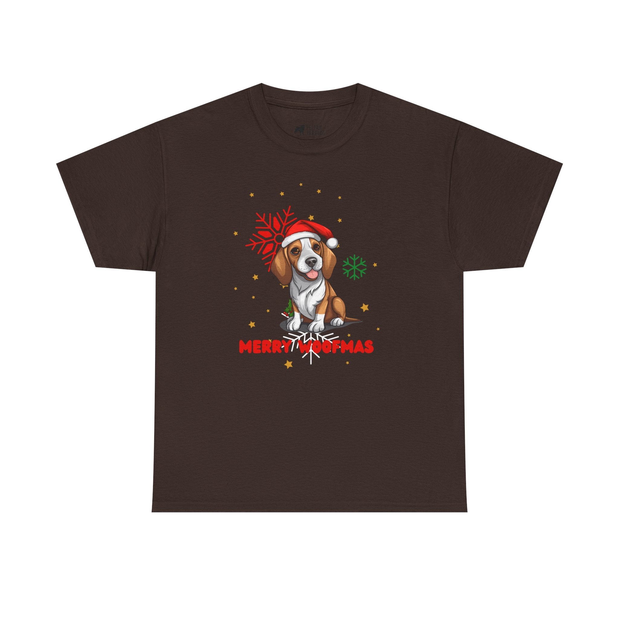 Christmas T-Shirt: Santa Hat Beagle