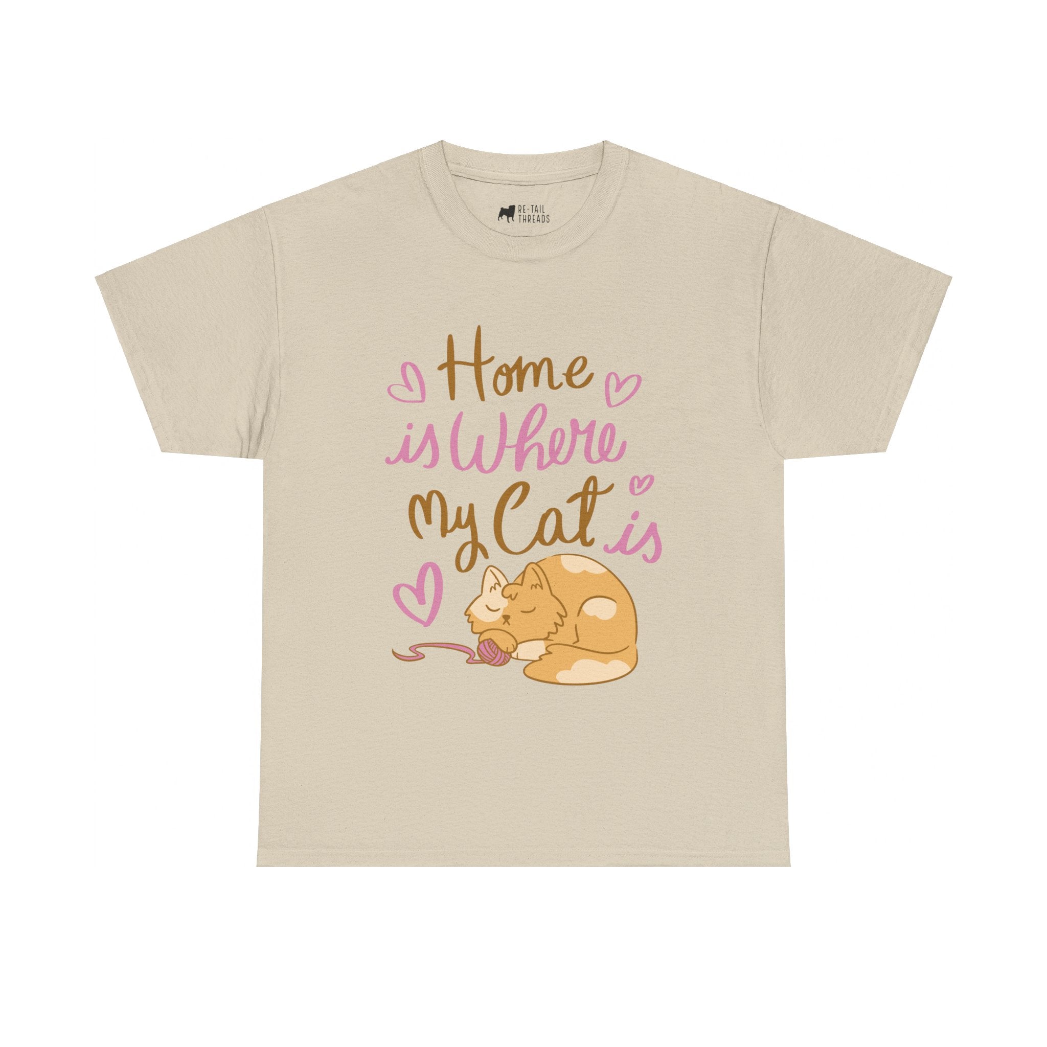 Cat T-Shirt: Home Is Where My Cat Is