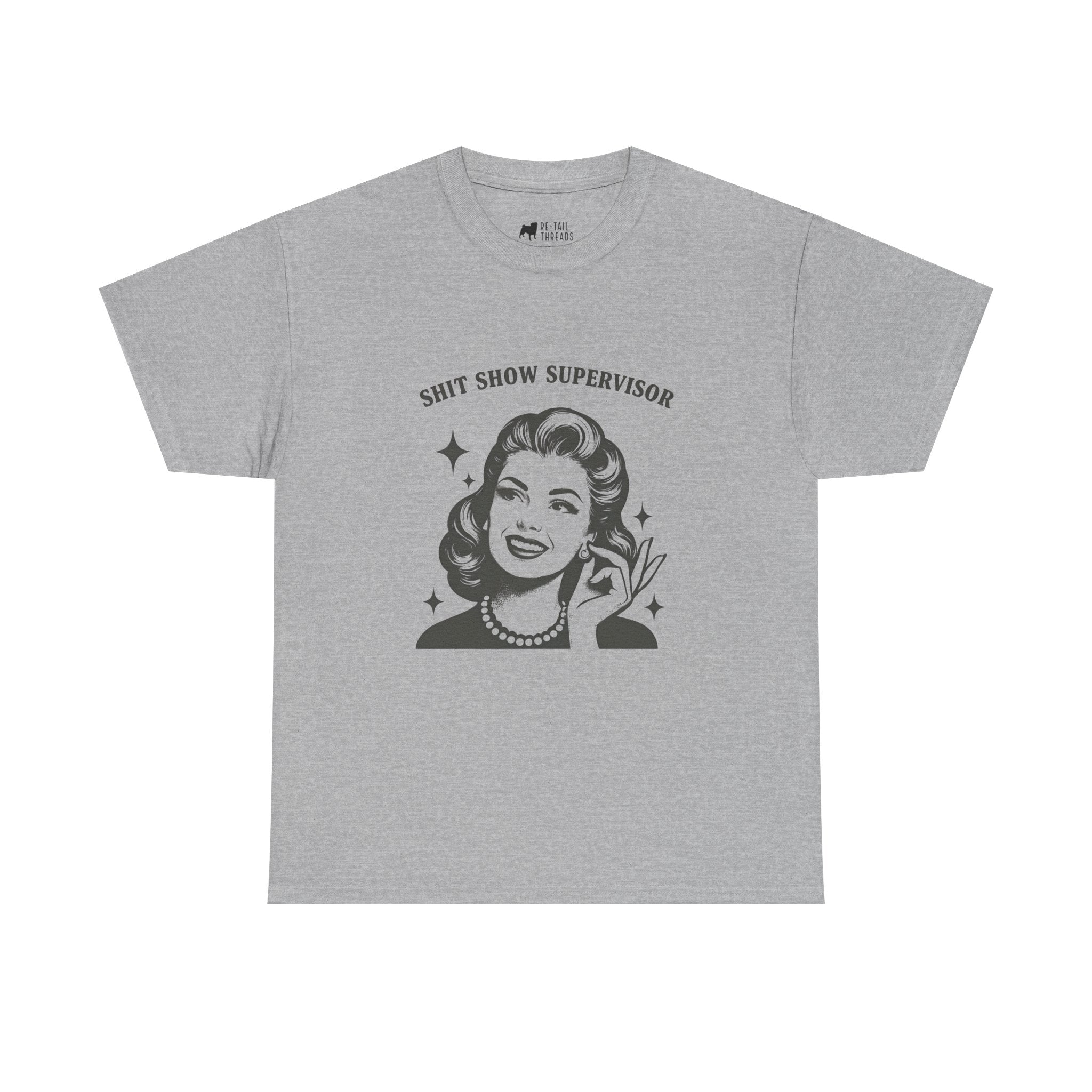 Shit Show Supervisor Retro Graphic Tee