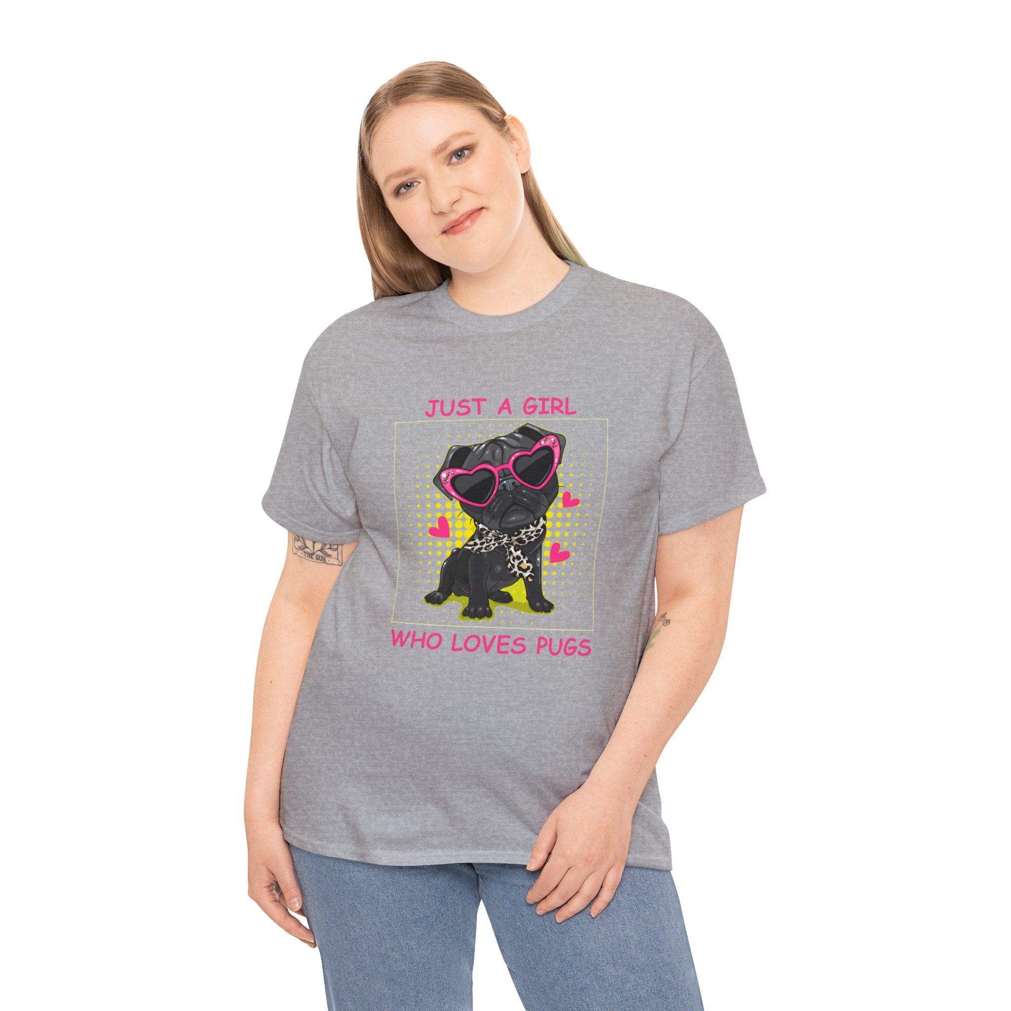 Pug T-Shirt: Just A Girl Who Loves Pugs #2