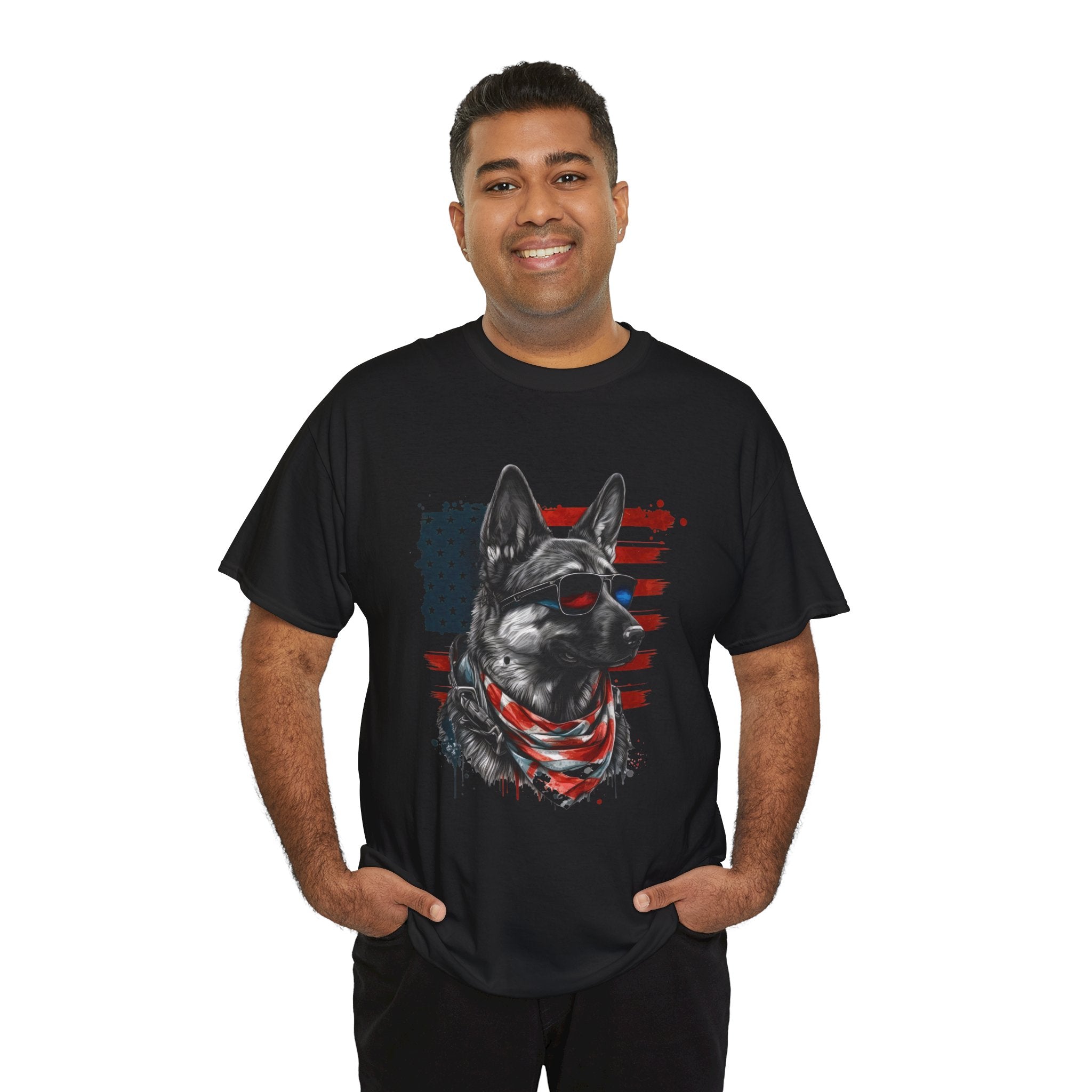 4th of July T-Shirt: German Shepard