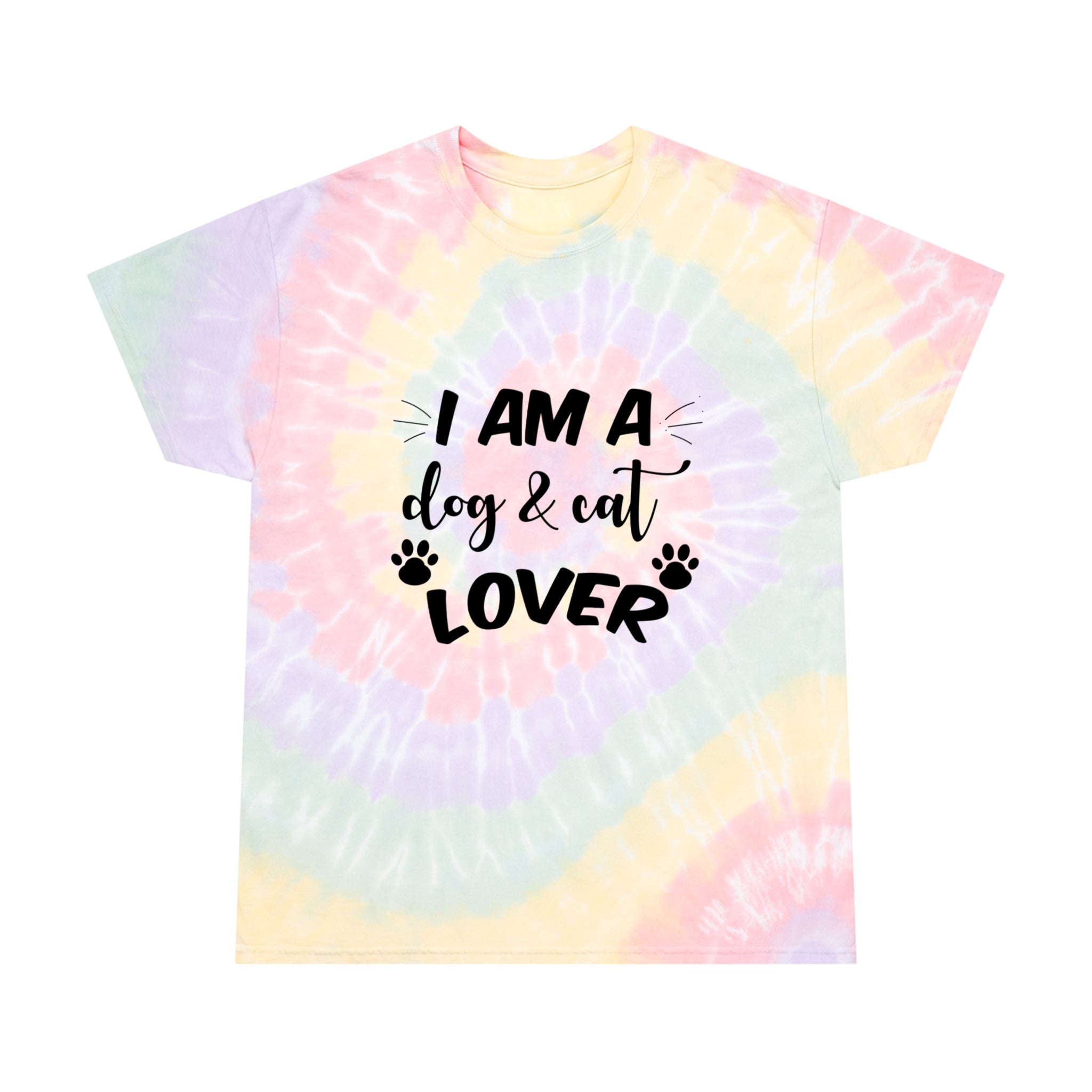 Pet Inspired T-Shirt: Dog and Cat Lover Tie-Dye