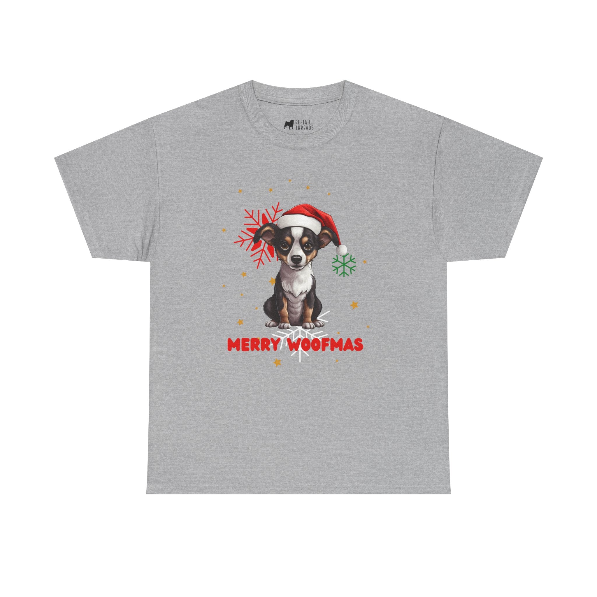 Christmas T-Shirt: Santa Hat Rat Terrier
