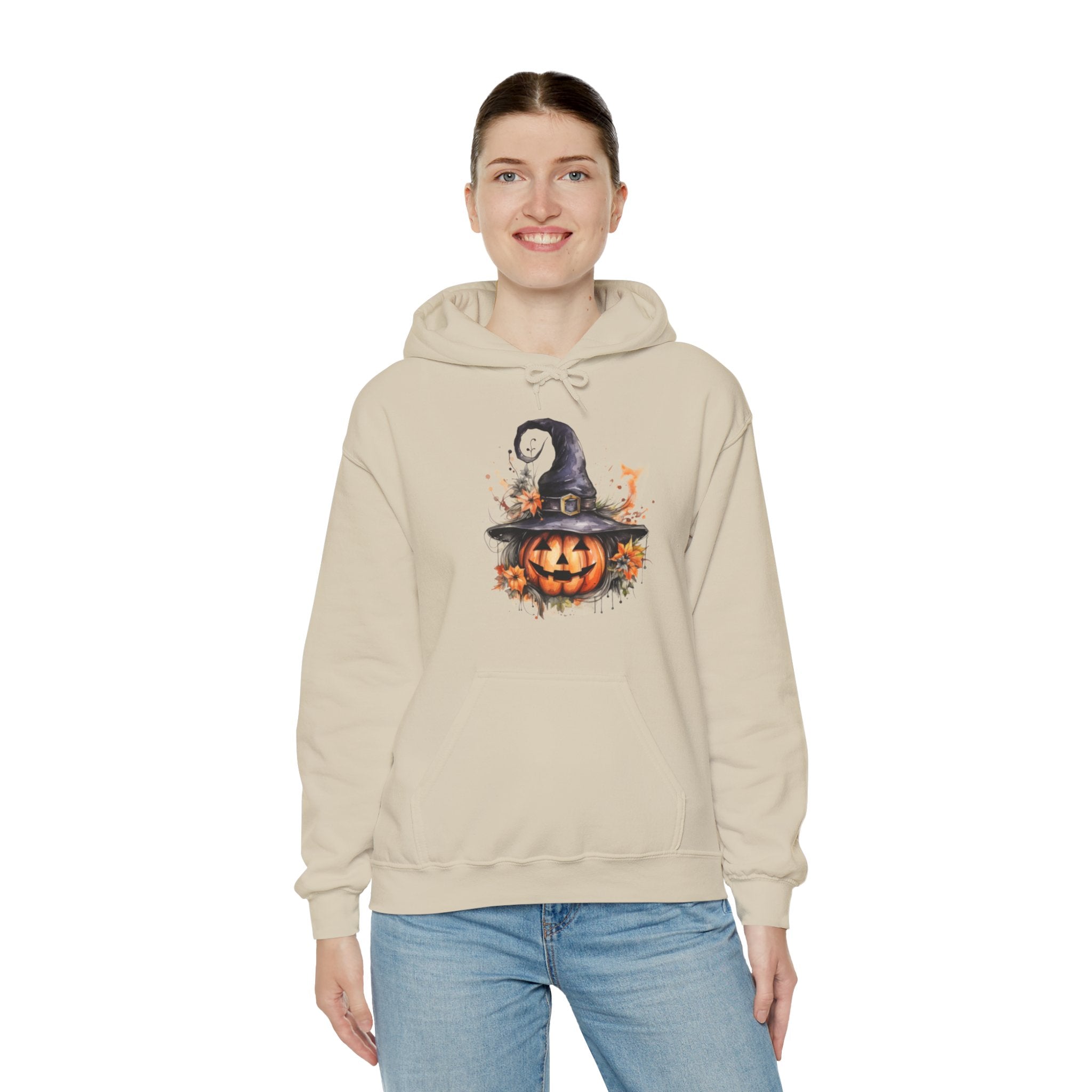 Halloween Hoodie: Witchy Pumpkin