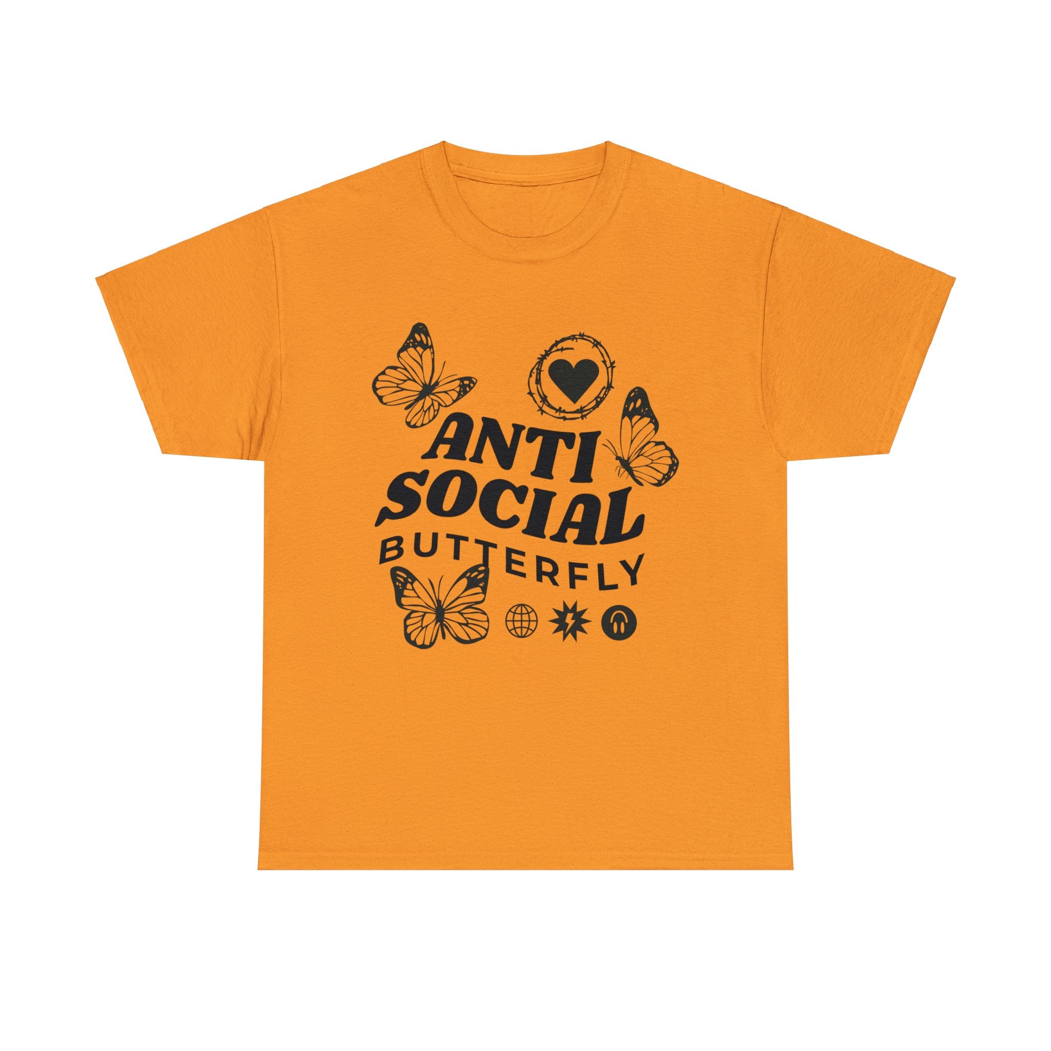 Funny T-Shirt: Anti-Social Butterfly