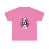 Dog T-Shirt: Cavalier King Charles Spaniel Love