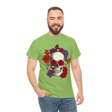 Skull T-Shirt: Skull with Roses