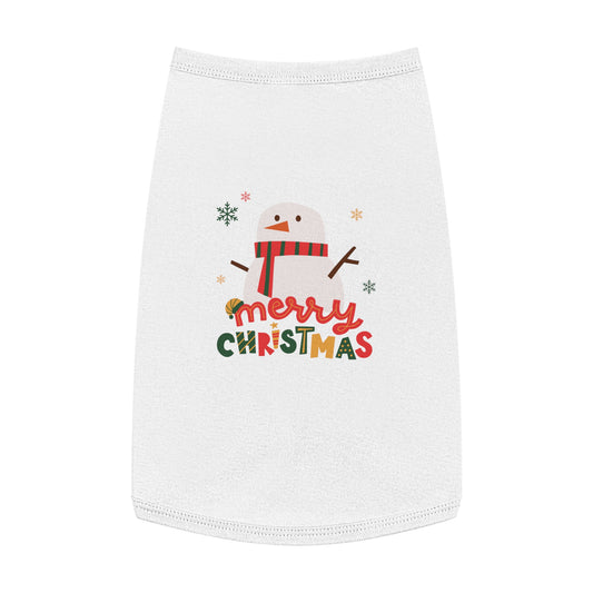 Christmas Pet Shirt: Snowman Merry Christmas