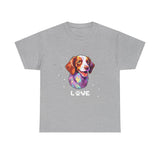 Dog T-Shirt: Brittany Spaniel Love