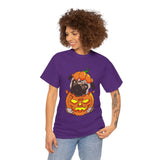 Halloween T-Shirt: Pug in a Pumpkin