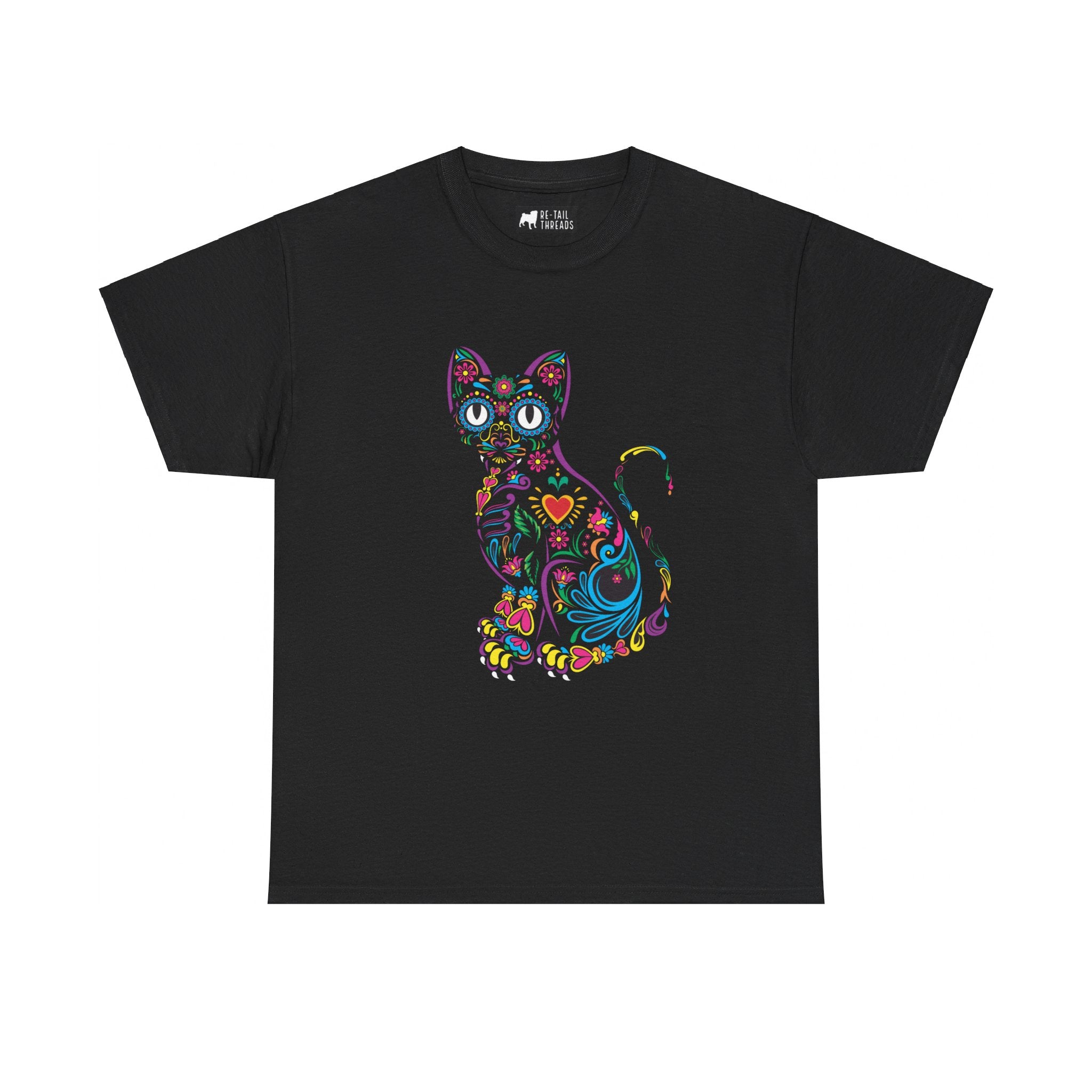 Cat T-Shirt: Colorful Cat