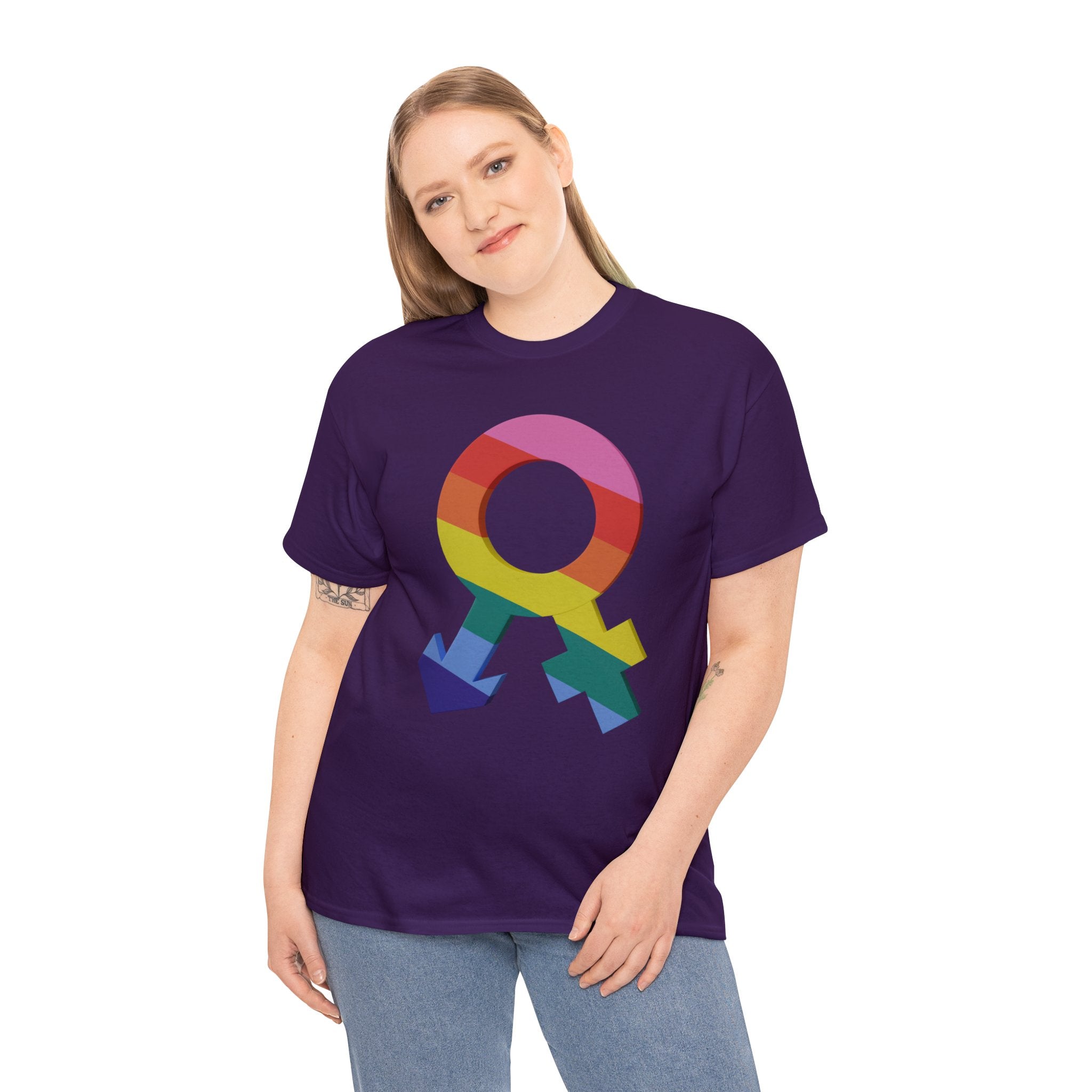 PRIDE T-Shirt: Rainbow Gender Icons