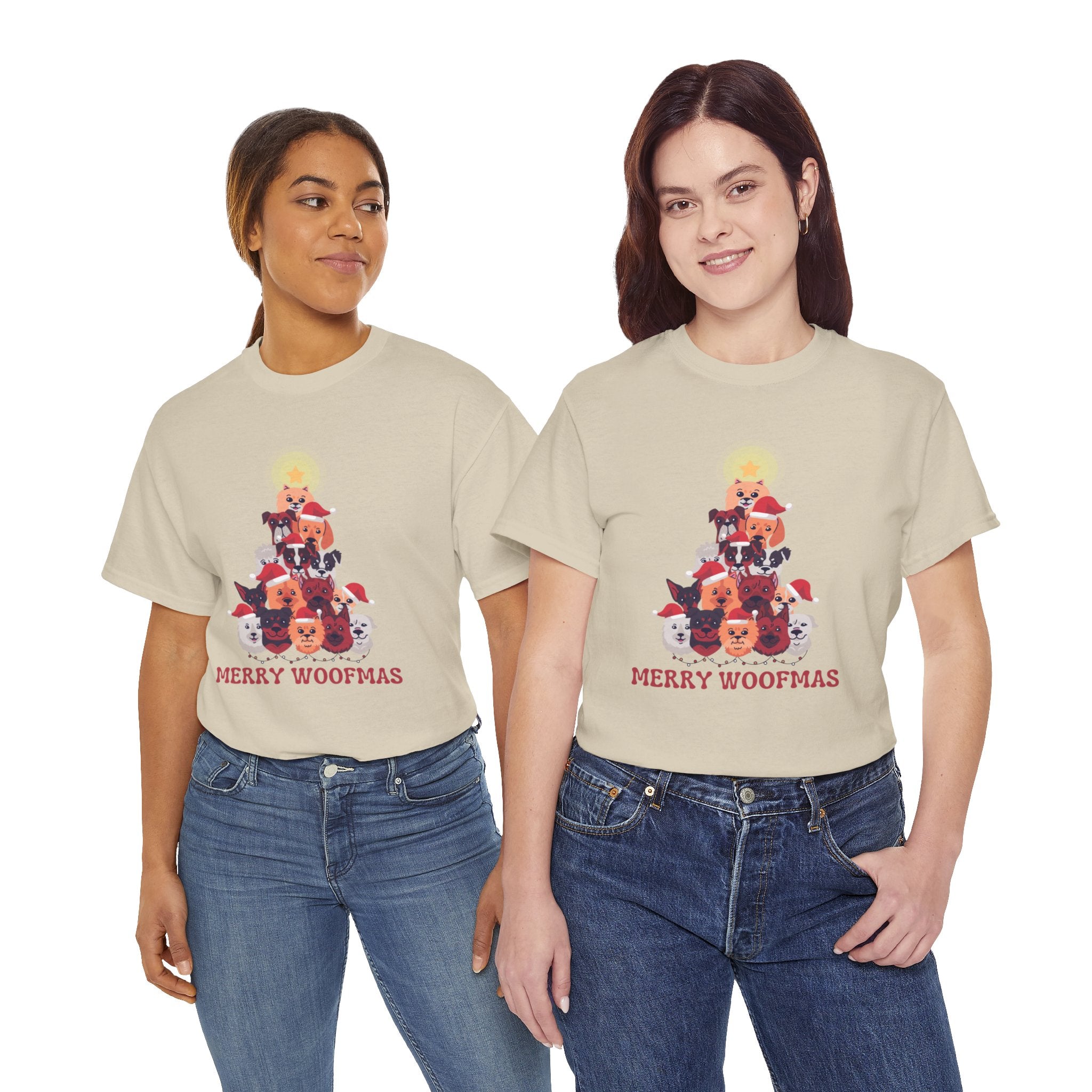 Christmas T-Shirt: Merry Woofmas Dogs
