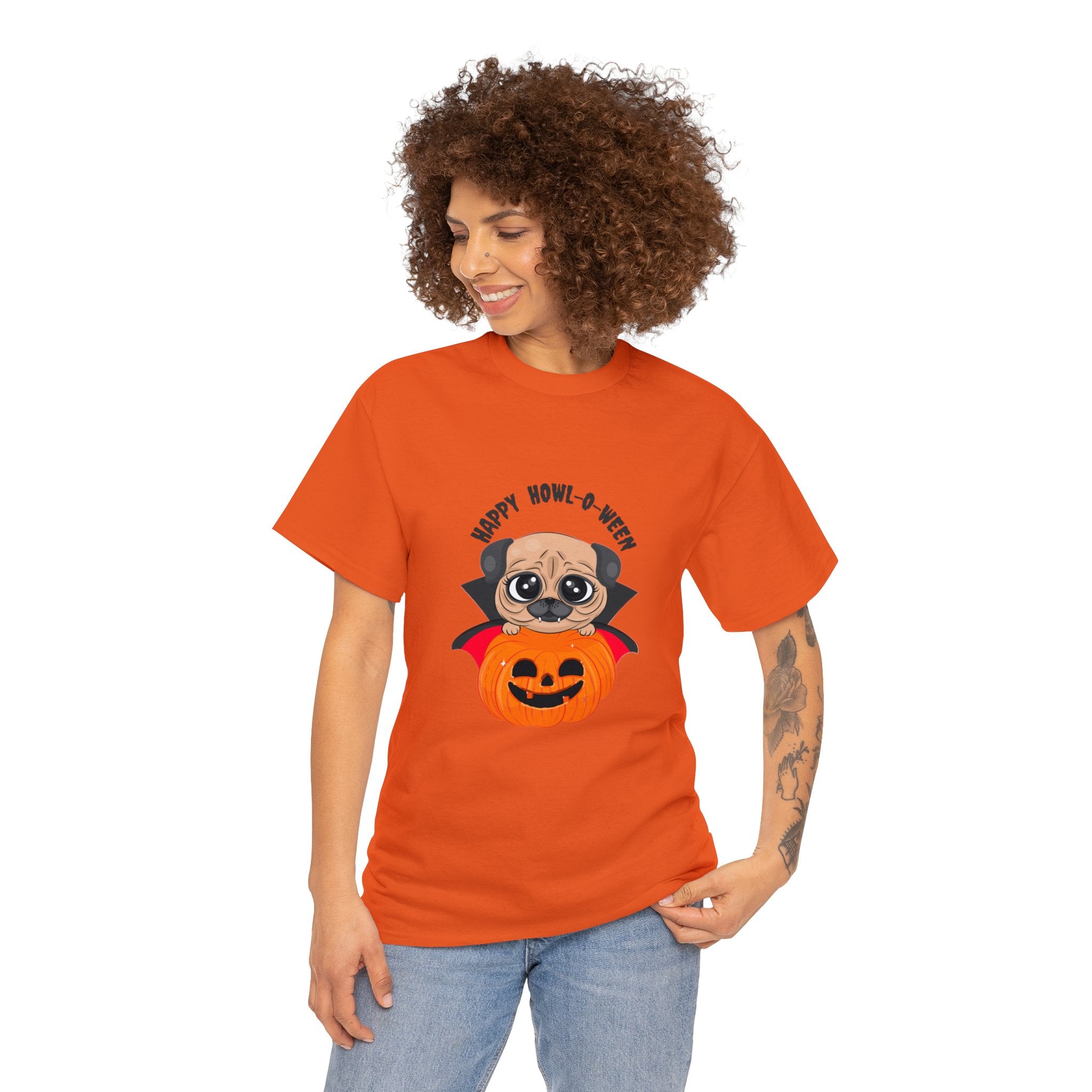 Halloween T-Shirt: Pug Howl-O-Ween