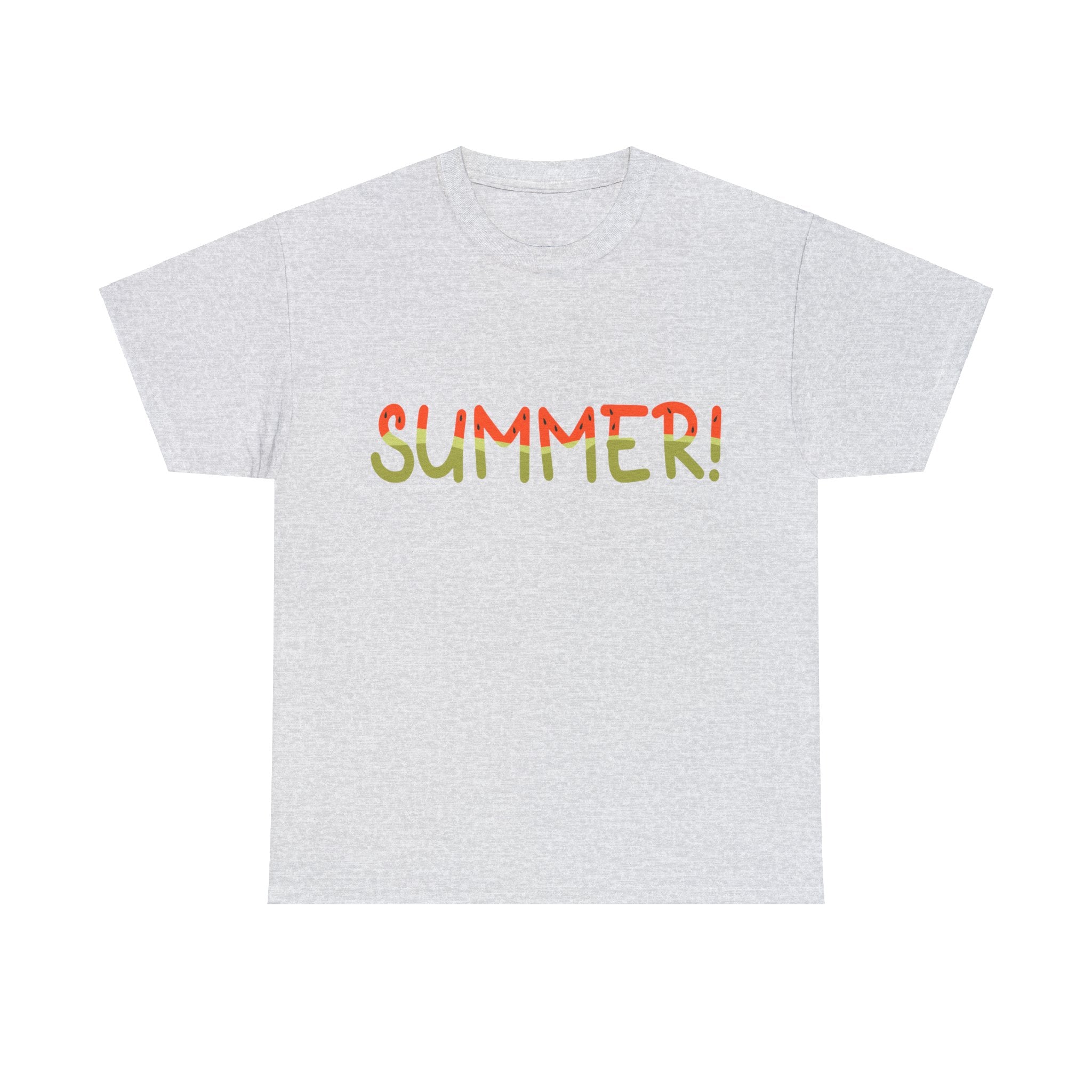 Summer T-Shirt: Summer (Watermelon Font)