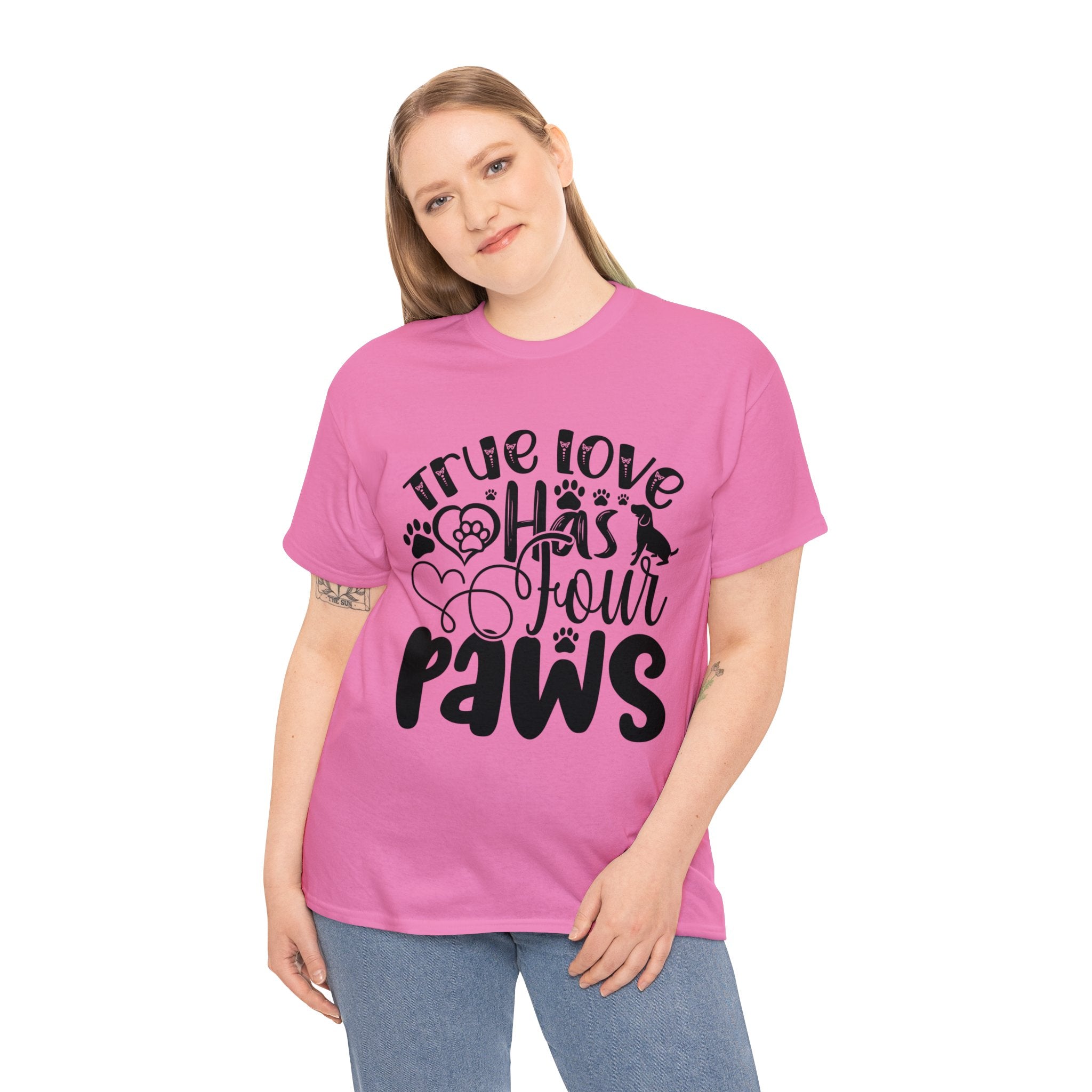 Pet Inspired T-Shirt: True Love Four Paws