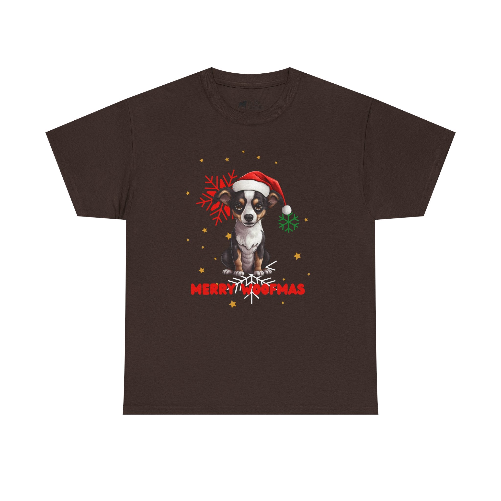 Christmas T-Shirt: Santa Hat Rat Terrier