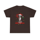 Christmas T-Shirt: Santa Hat Rat Terrier