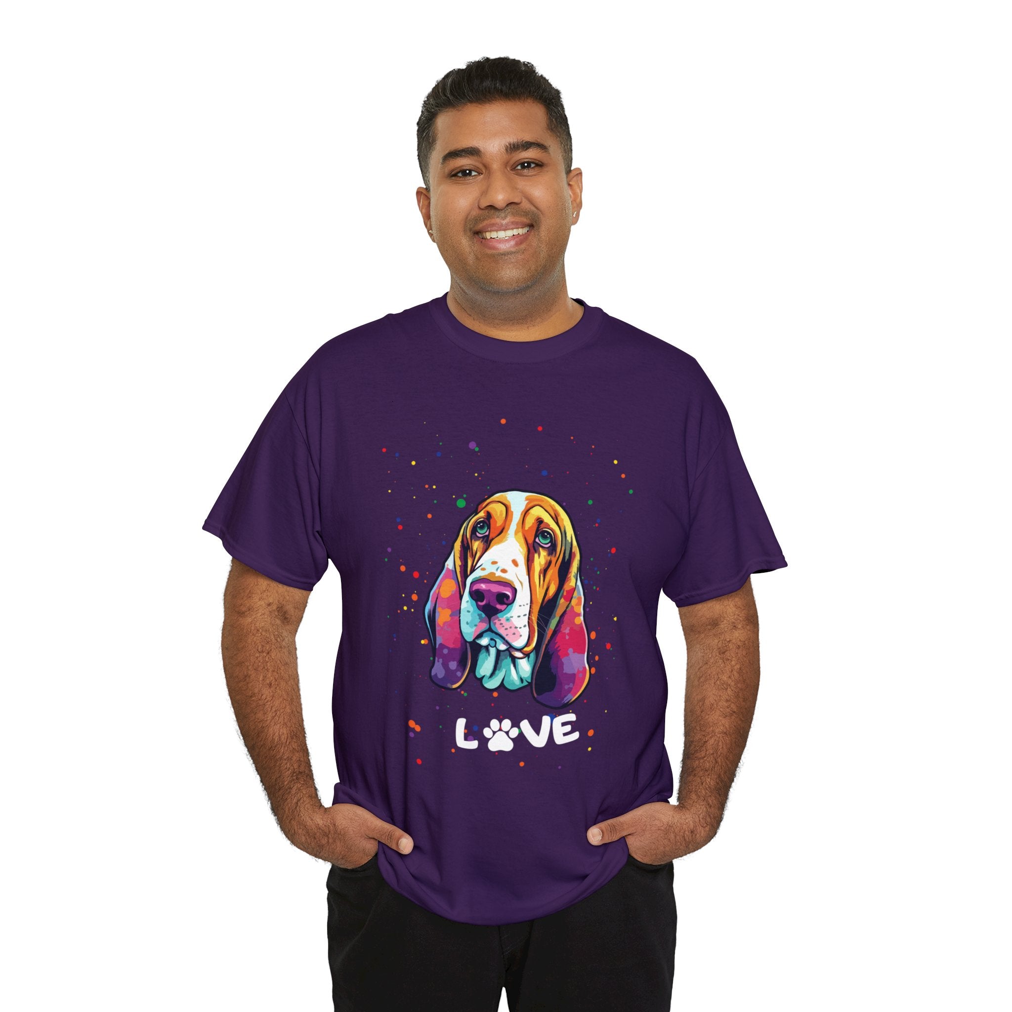 Dog T-Shirt: Bassett Hound Love