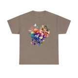 Love T-Shirt: Flowery Heart