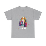 Dog T-Shirt: Bassett Hound Love