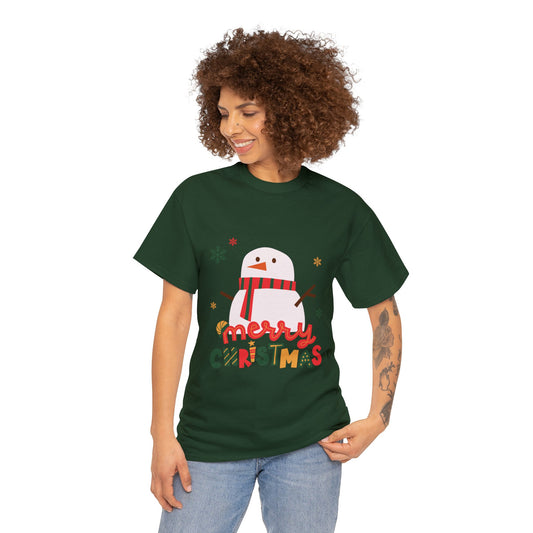 Christmas T-Shirt: Snowman Merry Christmas