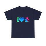 Pet Inspired T-Shirt: I Love Paws