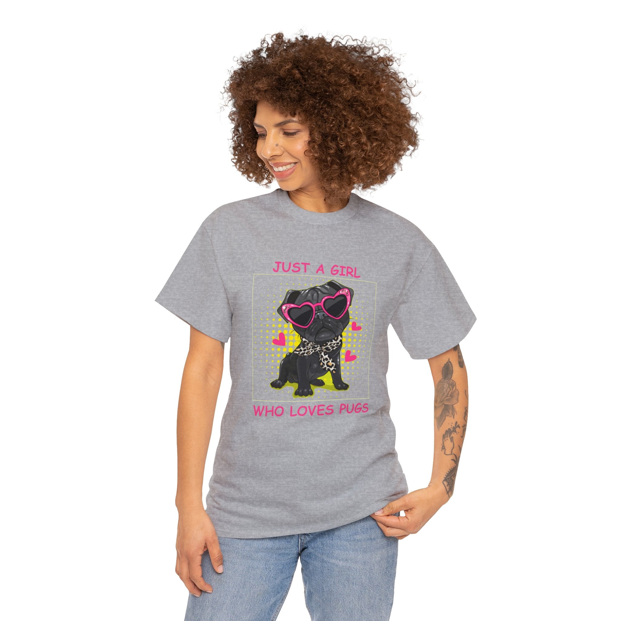 Pug T-Shirt: Just A Girl Who Loves Pugs #2