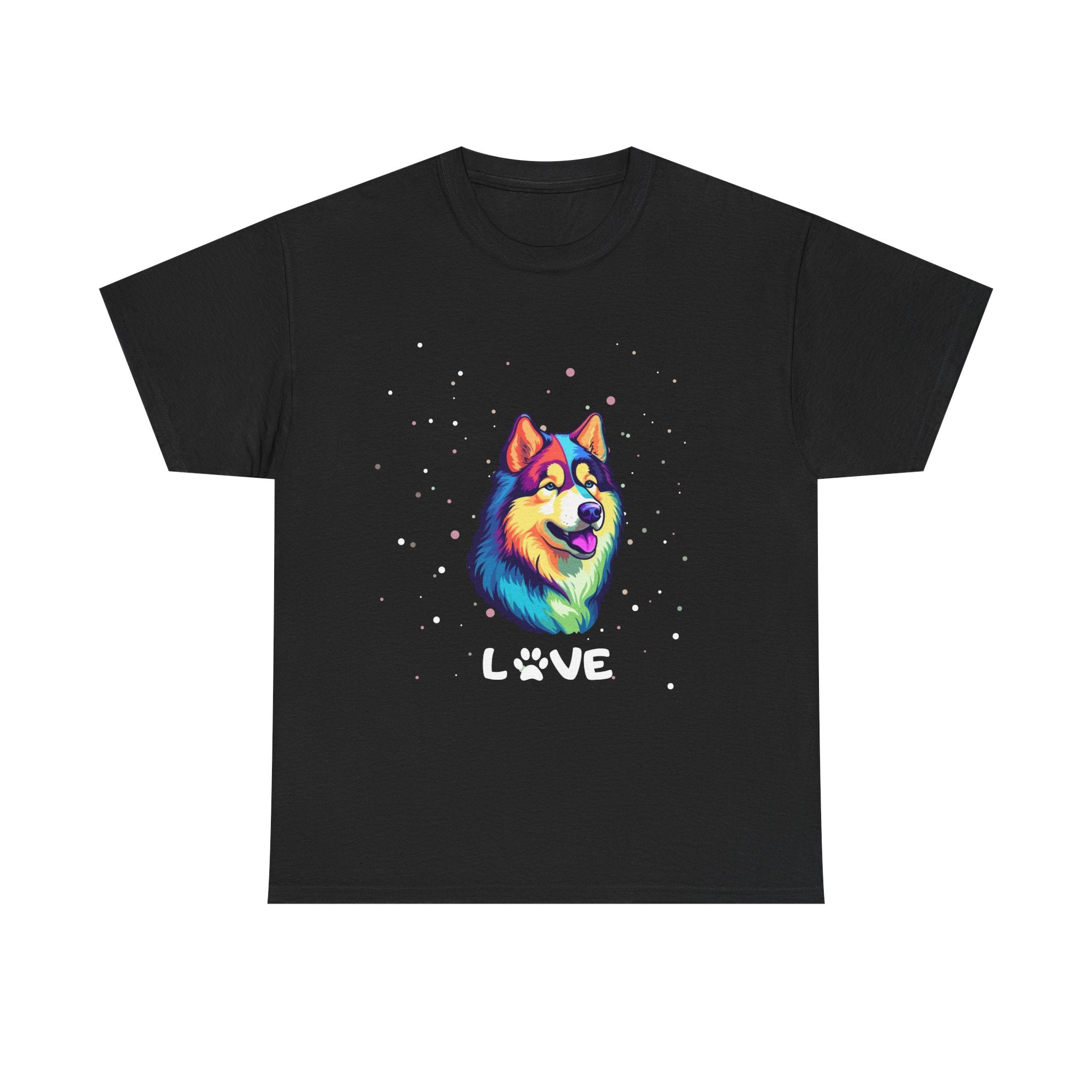 Dog T-Shirt: Alaskan Malamute Love