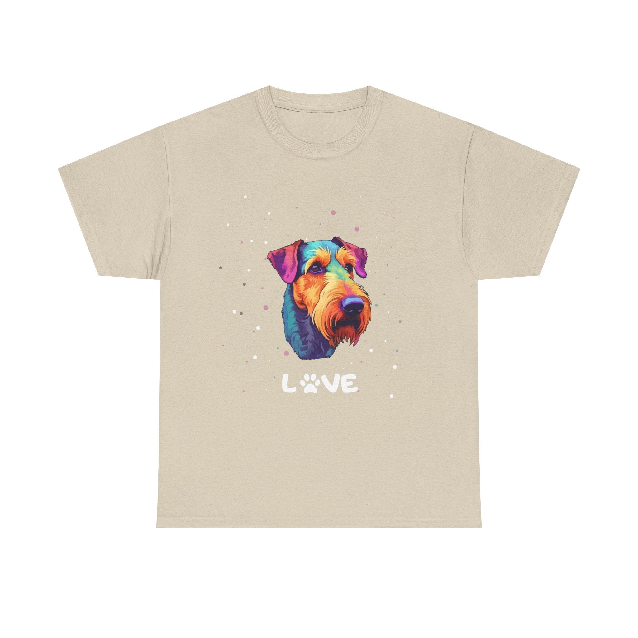 Dog T-Shirt: Airedale Terrier Love