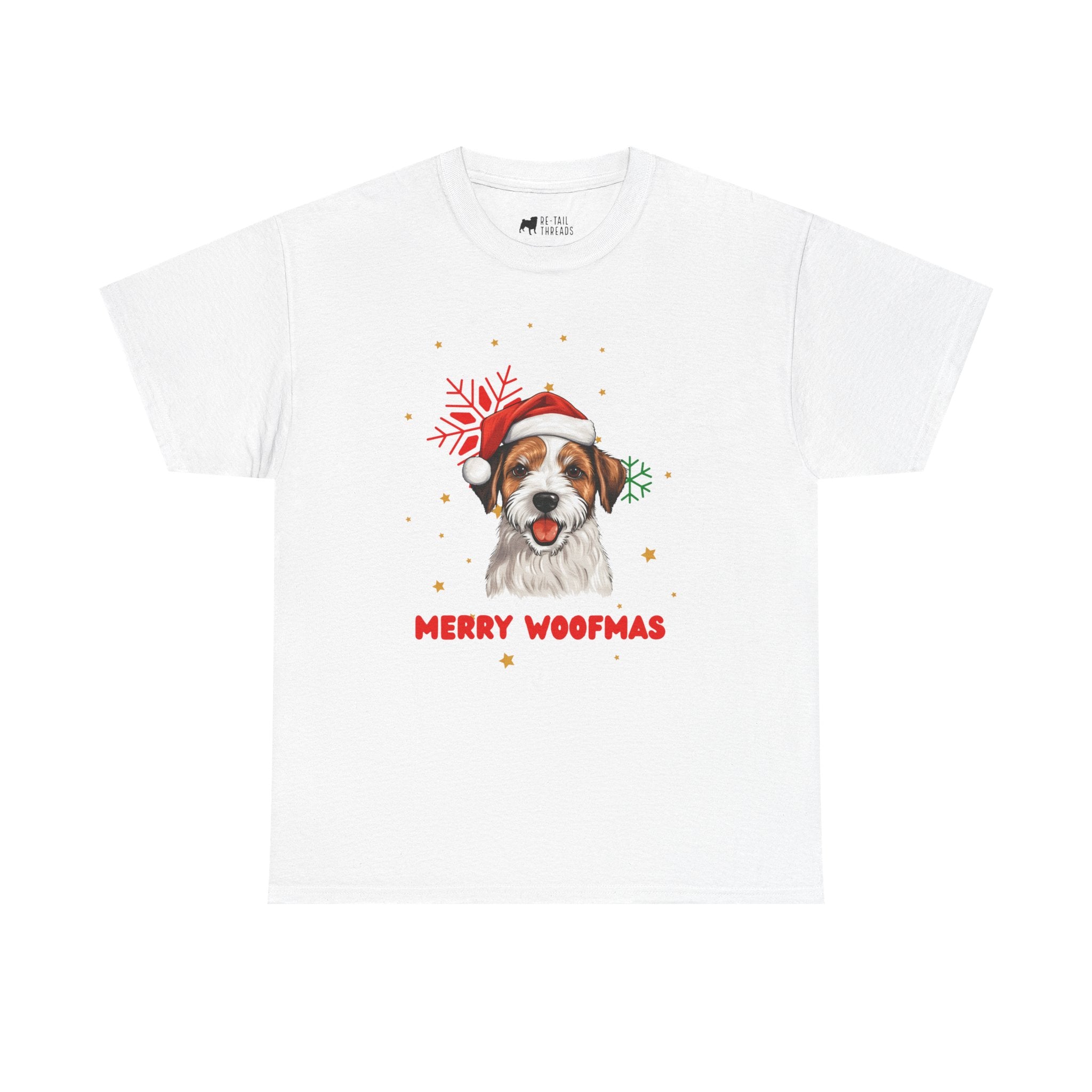 Christmas T-Shirt: Santa Hat Jack Russell Terrier