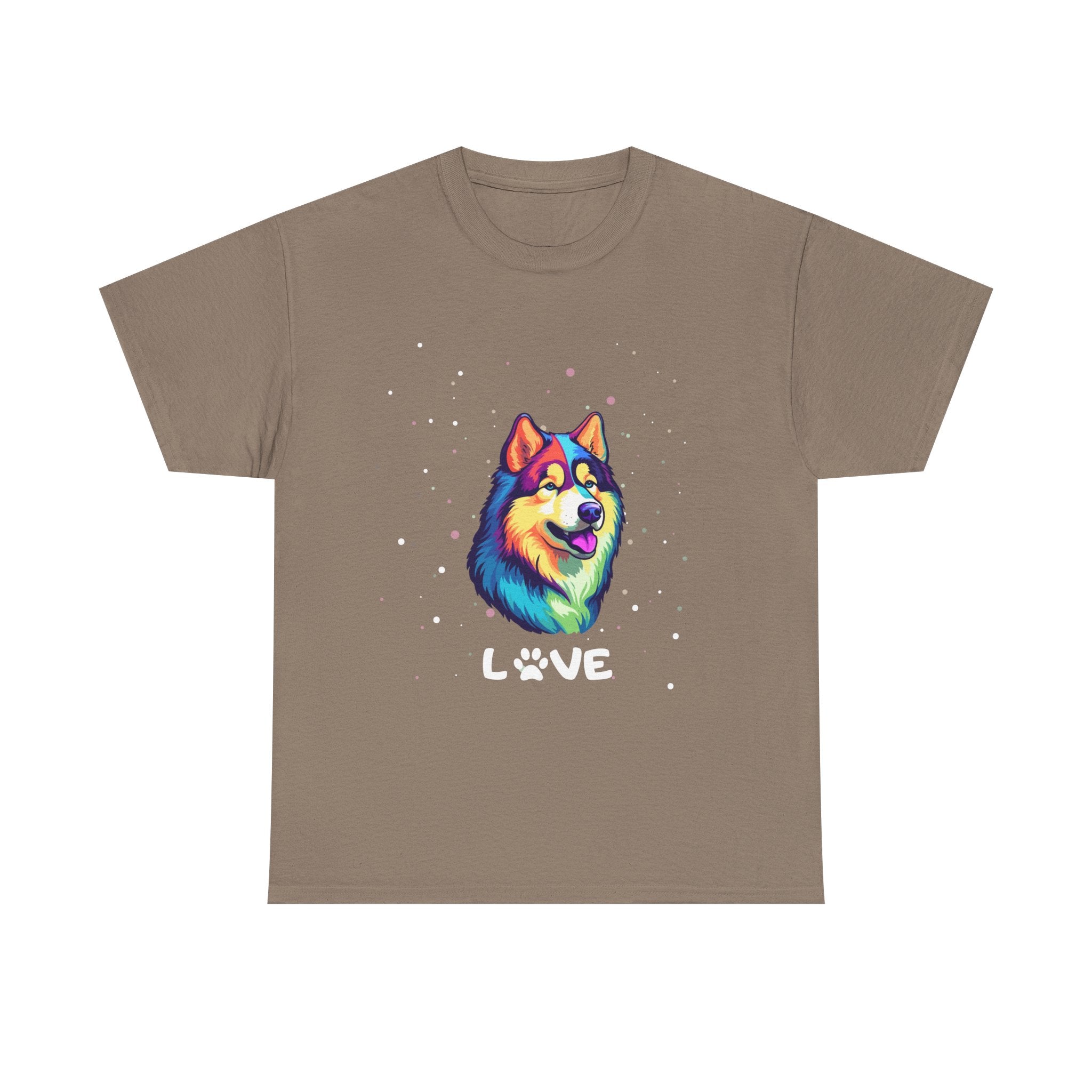 Dog T-Shirt: Alaskan Malamute Love