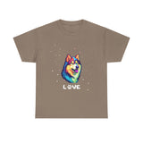 Dog T-Shirt: Alaskan Malamute Love