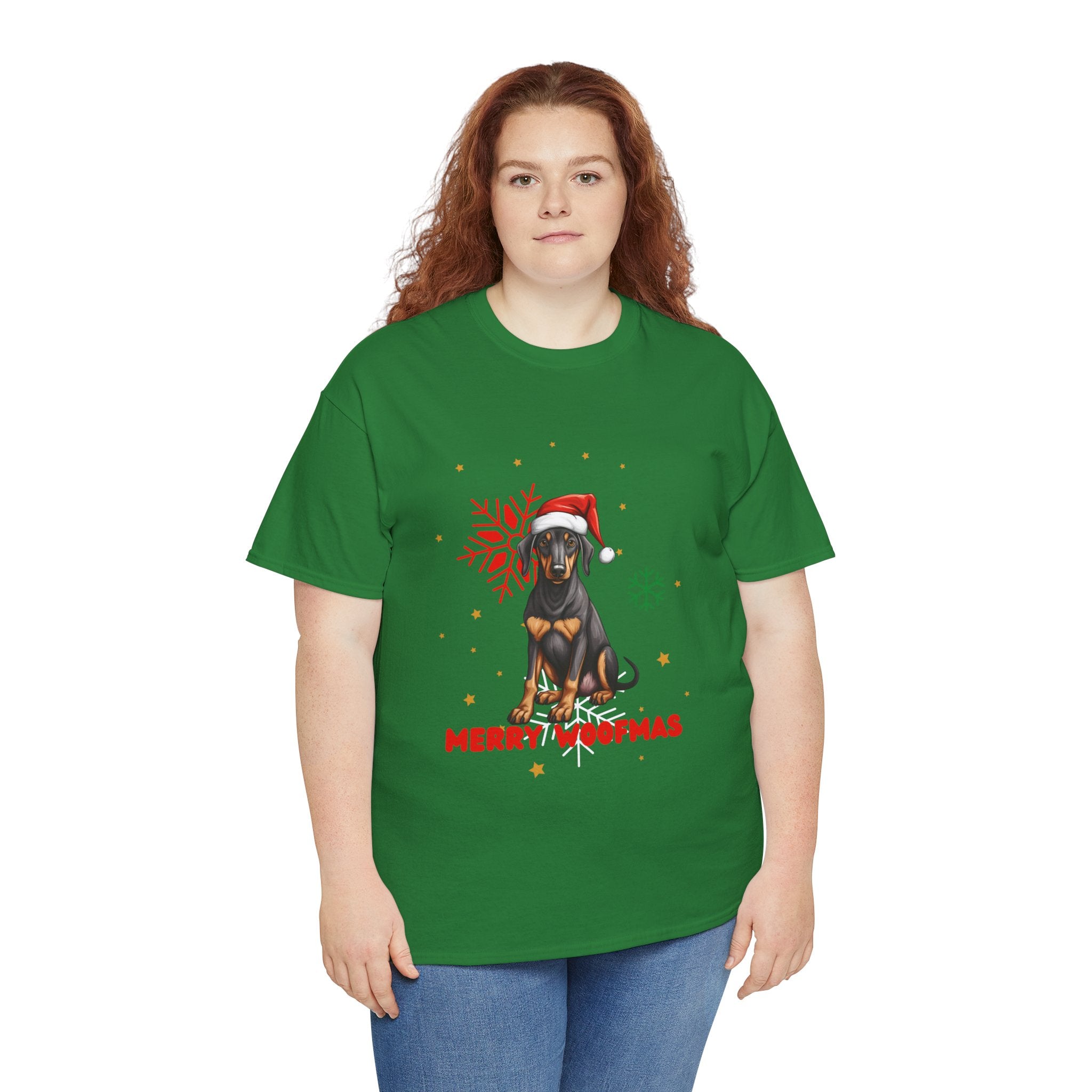 Christmas T-Shirt: Black and Tan Dog