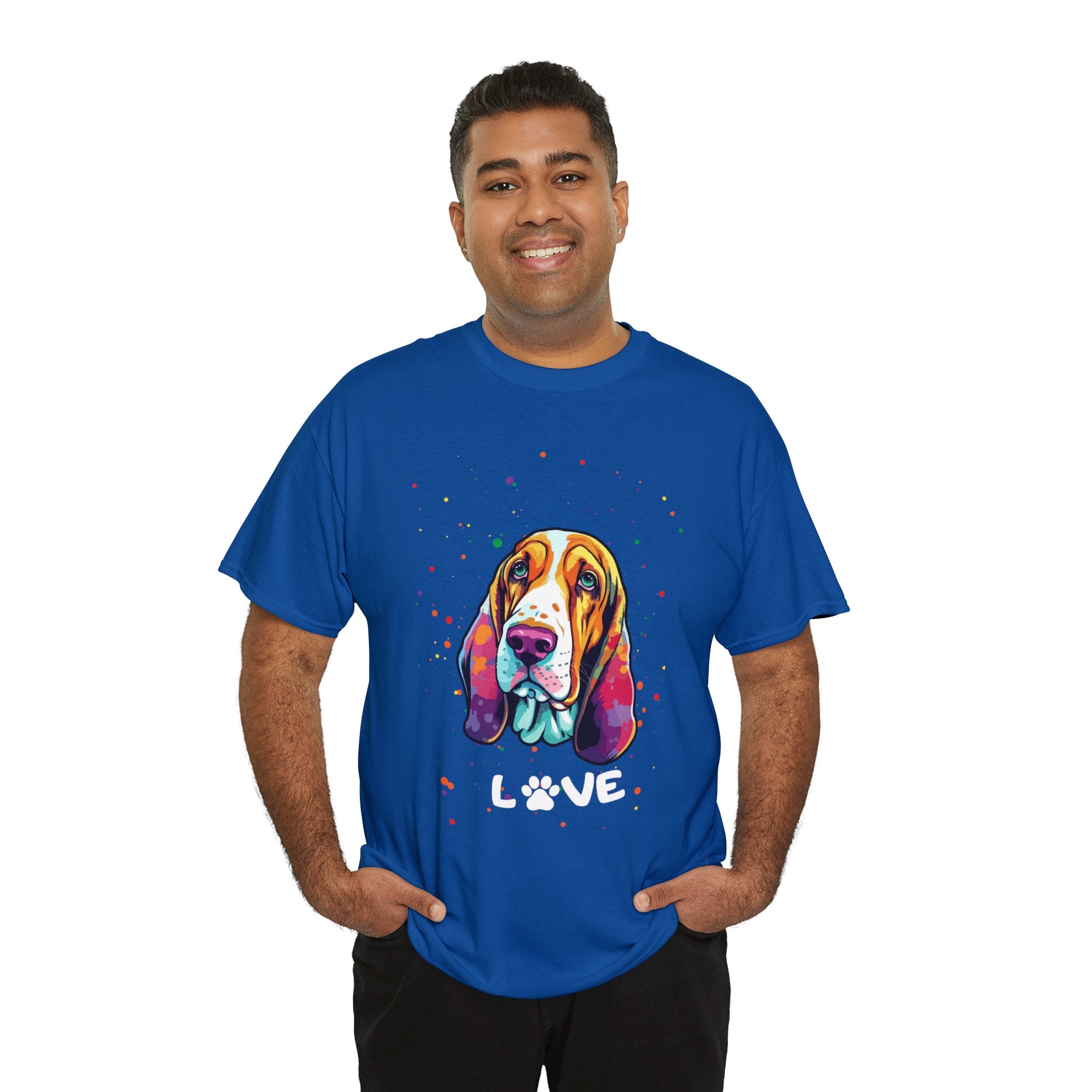 Dog T-Shirt: Bassett Hound Love
