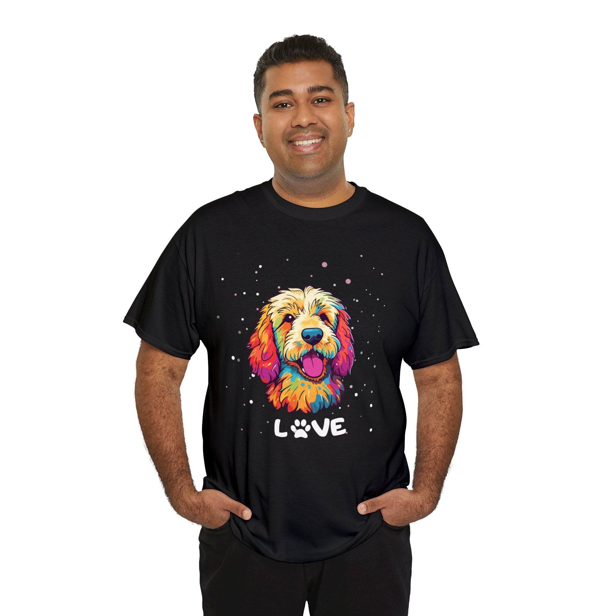 Dog T-Shirt: Goldendoodle Love