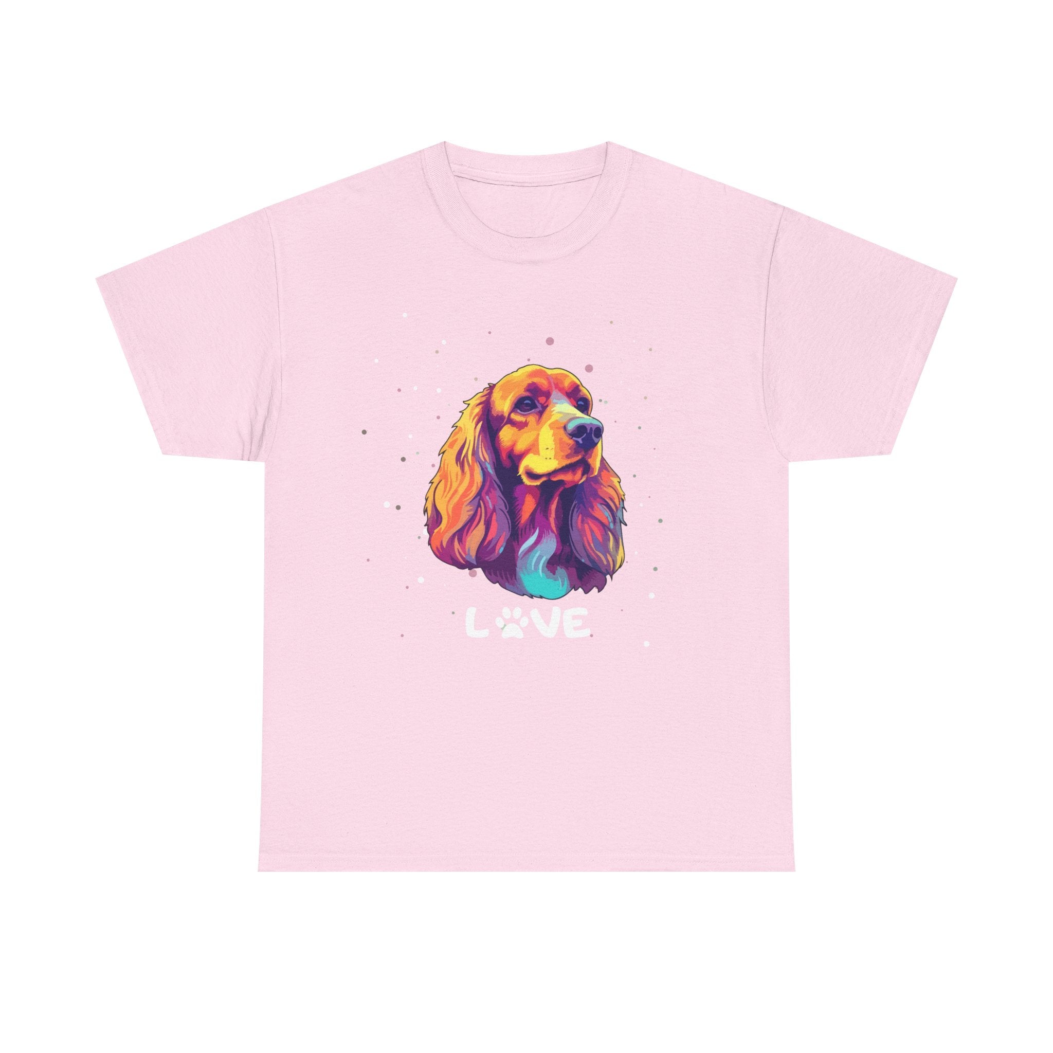 Dog T-Shirt: English Cocker Spaniel Love