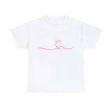 Love T-Shirt: Heart Line