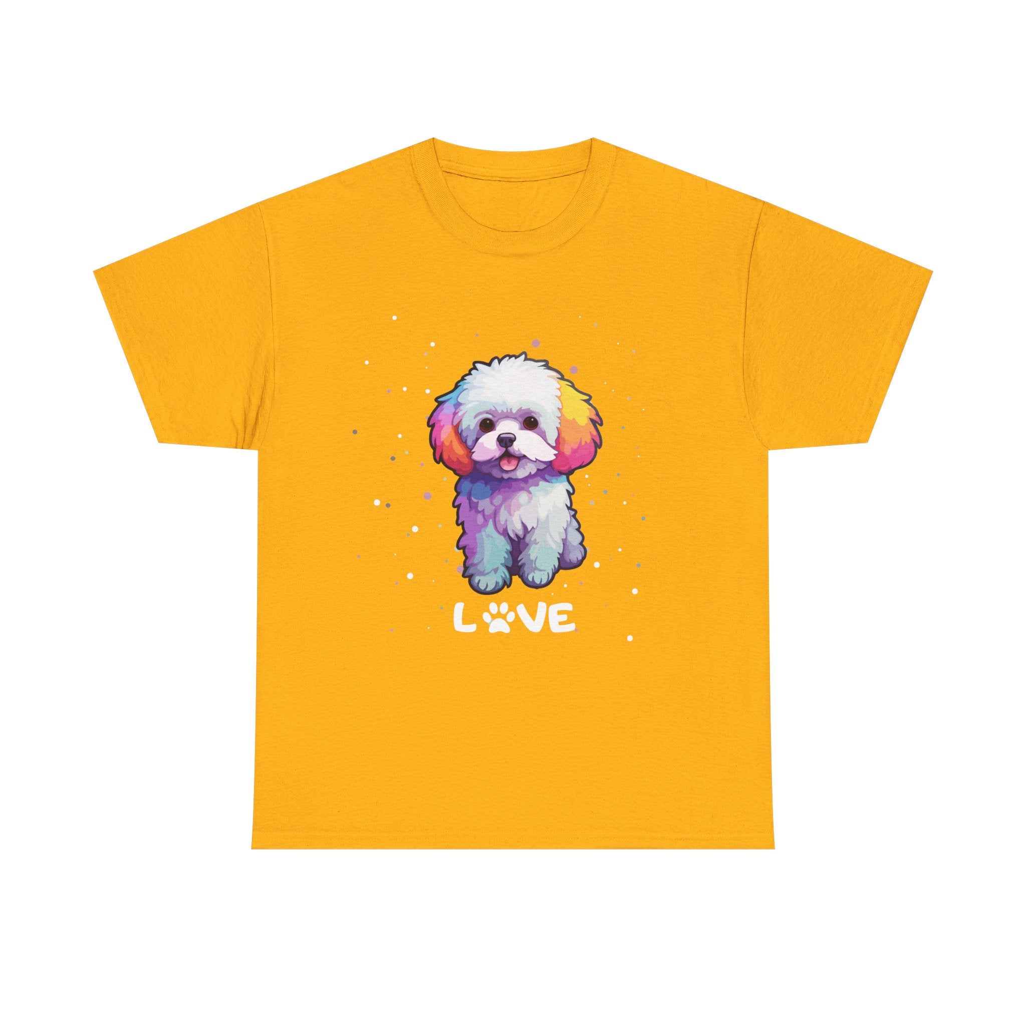 Dog T-Shirt: Bichon Frise Love